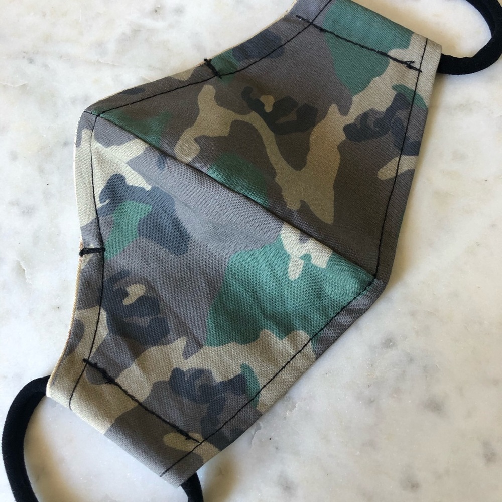 Camo - Handmade cotton mask